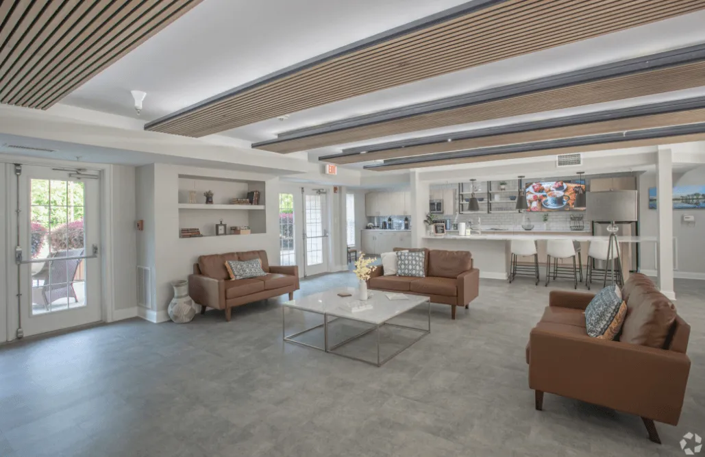 Bright and sunlit apartment interior at The Commons at Centerbrooke